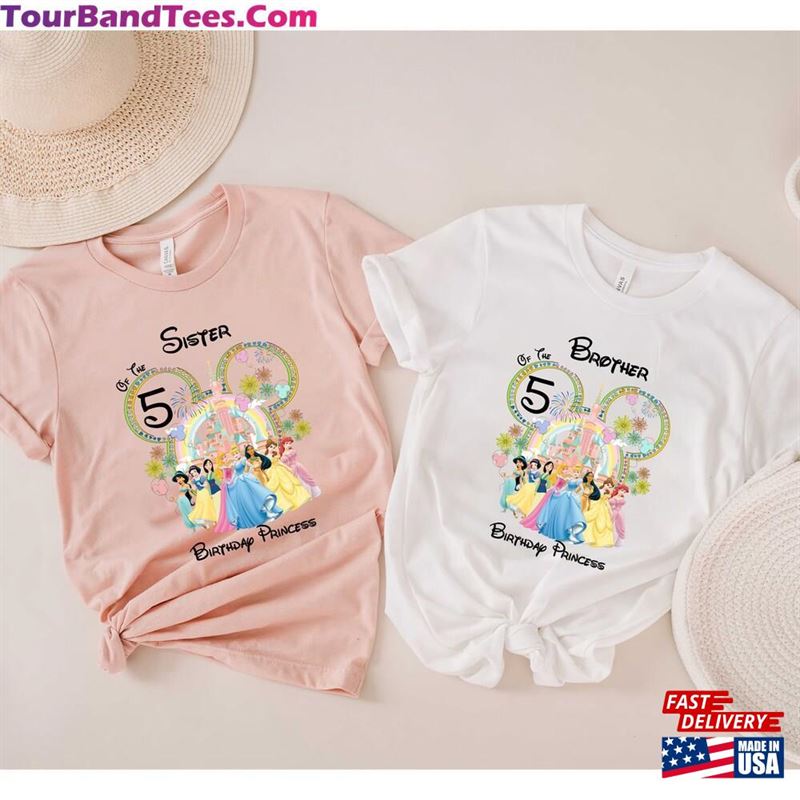 Disney Princess Birthday Shirt Family T-Shirt Hoodie 29Uf152403 – Utopia Fashion