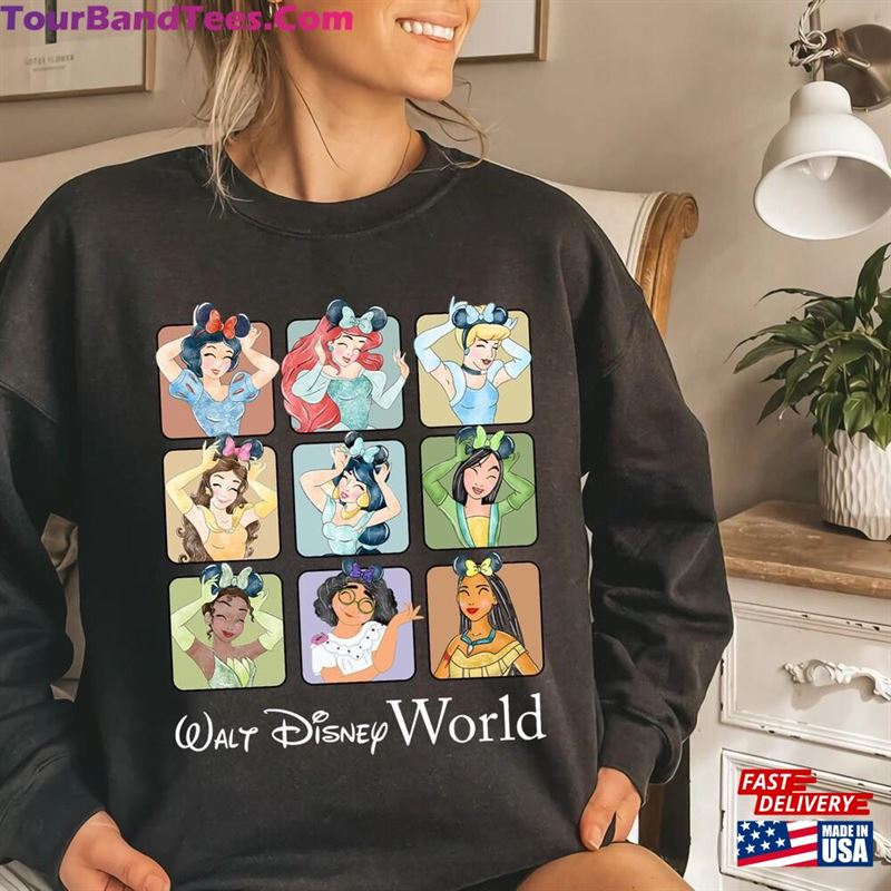 Disney Princess Mouse Ears Sweatshirt Girl Trip Group Matching Birthday Party T-Shirt Hoodie 29Uf163439 – Utopia Fashion