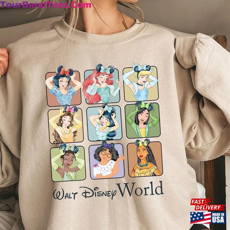 Disney Princess Mouse Ears Sweatshirt Girl Trip Group Matching Birthday Party T-Shirt Hoodie 29Uf163439 – Utopia Fashion