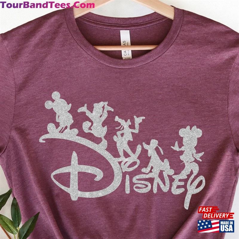 Disney Shirts Minnie Ear Shirt Glitter Rose Gold Unisex Sweatshirt 29Uf157484 – Utopia Fashion