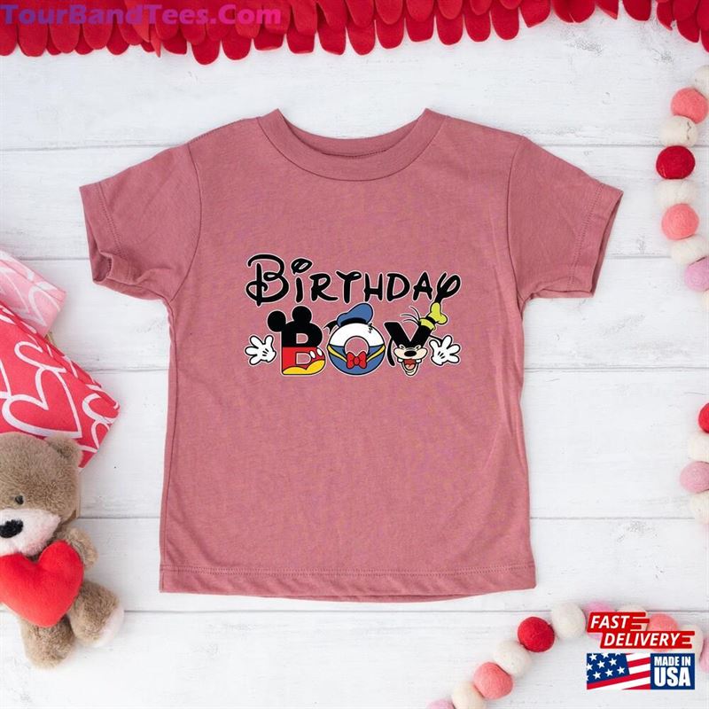 Disney Themed Birthday Boy Shirt Mickey Mouse Design Retro Style Sweatshirt Unisex 29Uf163913 – Utopia Fashion