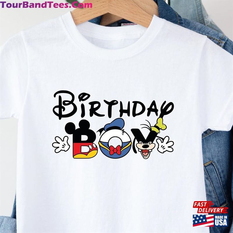 Disney Themed Birthday Boy Shirt Mickey Mouse Design Retro Style Sweatshirt Unisex 29Uf163913 – Utopia Fashion