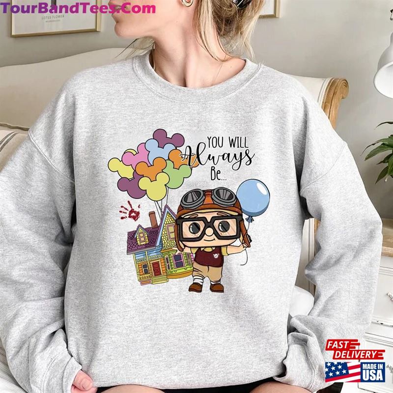 Disney Up Couple Carl Ellie You Will Always Be My Greatest Adventure Sweatshirt Retro Pixar House Balloons Shirt Hoodie Unisex 29Uf163418 – Utopia Fashion