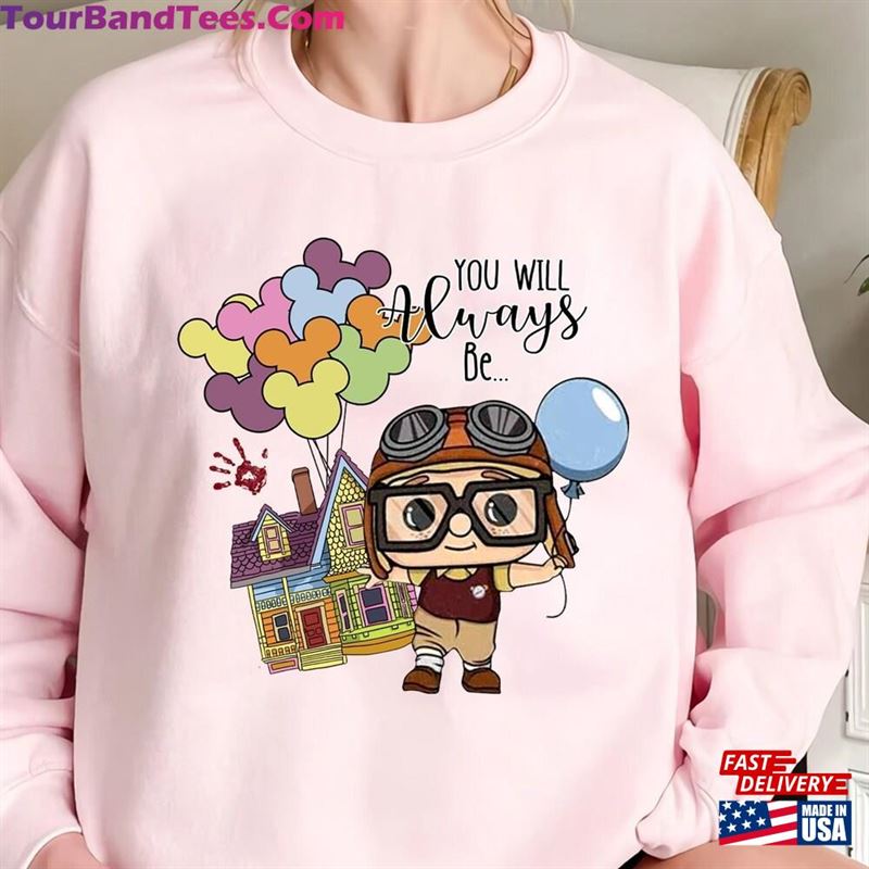 Disney Up Couple Carl Ellie You Will Always Be My Greatest Adventure Sweatshirt Retro Pixar House Balloons Shirt Hoodie Unisex 29Uf163418 – Utopia Fashion