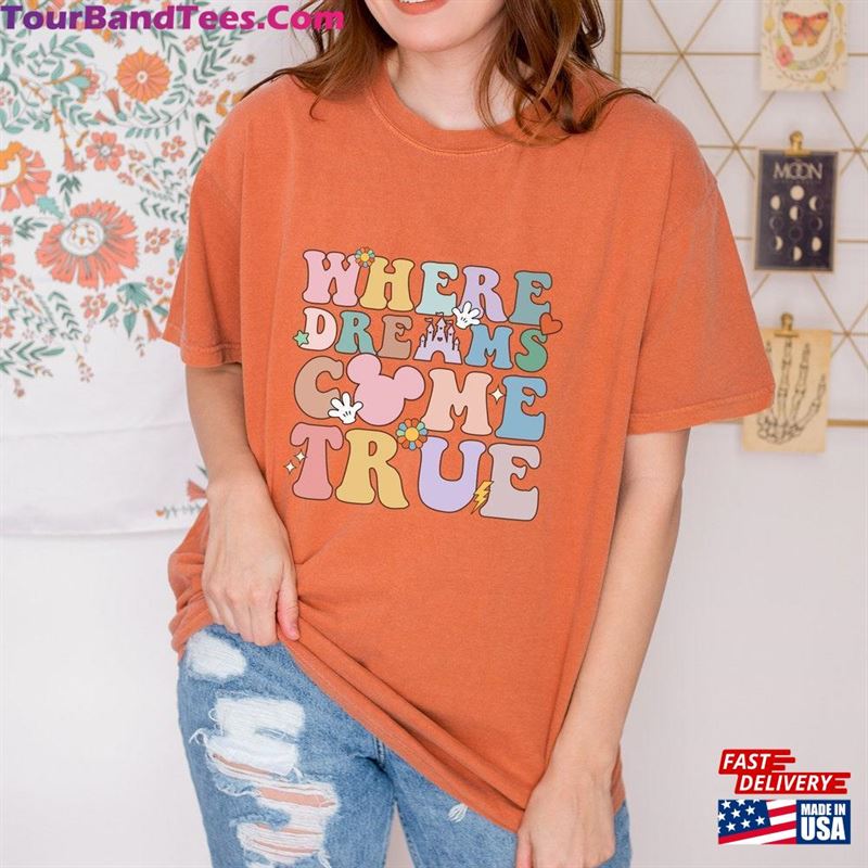 Disney Where Dreams Come True Comfort Colors Shirt Vacay Aesthetic T-Shirt Classic 29Uf163628 – Utopia Fashion