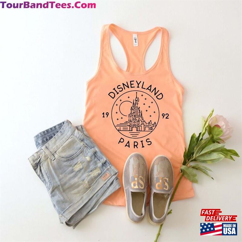 Disneyland Paris Tank Top Magic Kingdom Disney Outline T-Shirt Unisex 29Uf163799 – Utopia Fashion