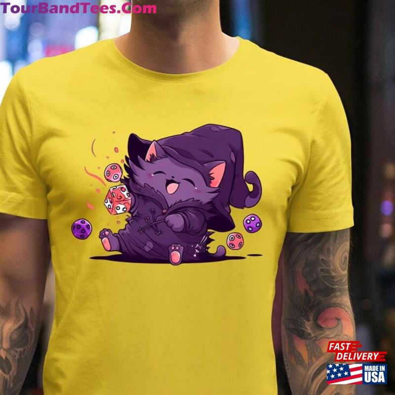 Dnd Warlock Cute Cat Nerd Shirt Funny Dungeons And Dragons Unisex Hoodie 29Uf163192 – Utopia Fashion