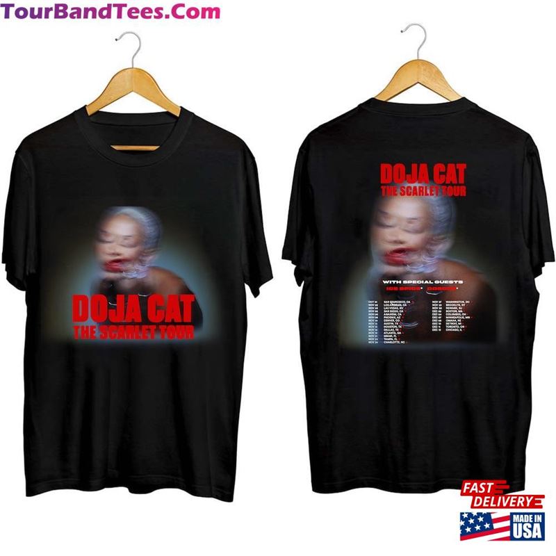 Doja Cat The Scarlet Tour Shirt Fan Concert Unisex T-Shirt 29Uf152337 – Utopia Fashion