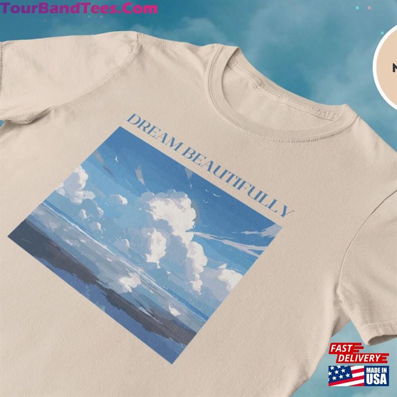 Dream Beautifully Graphic T-Shirt Scenic Anime Clouds Tee Vintage Retro Aesthetic Unisex Classic 29Uf147113 – Utopia Fashion