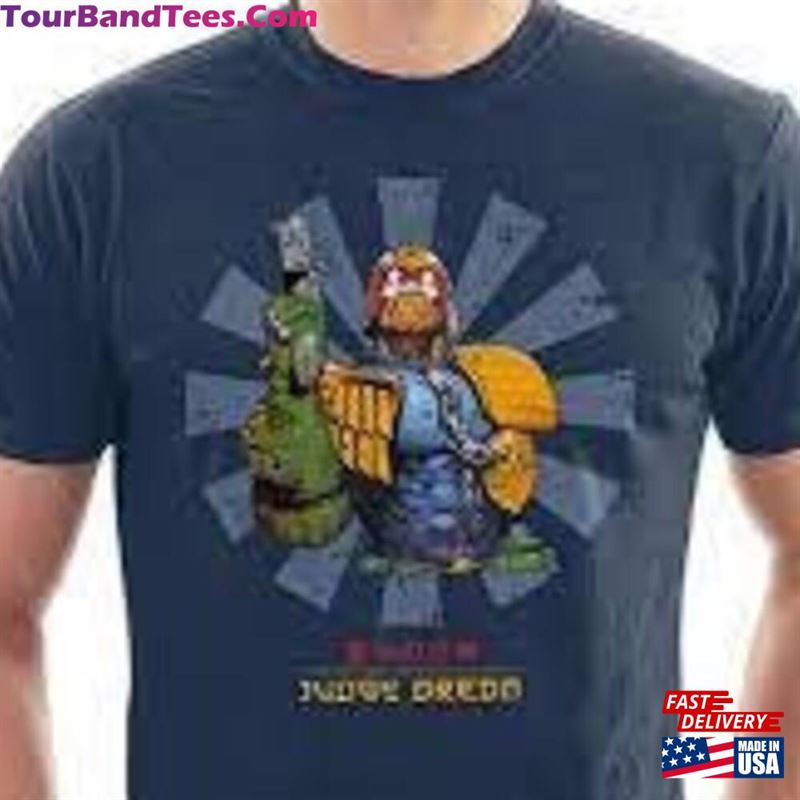 Dredd Retro Movie T-Shirt Men’S Fun Comedy Shirts Unisex Style Cotton Adults Hoodie Sweatshirt 29Uf162992 – Utopia Fashion