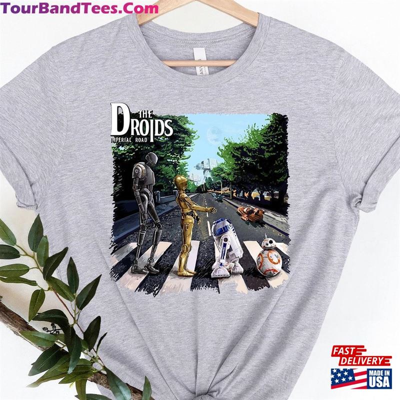 Droids Abbey Road T-Shirt Star Wars Shirt Disney Unisex Hoodie 29Uf142527 – Utopia Fashion