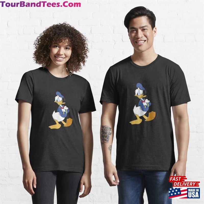 Duck Traditional Portrait Funny Cartoon Essential T-Shirt Sweatshirt Hoodie 29Uf147232 – Utopia Fashion