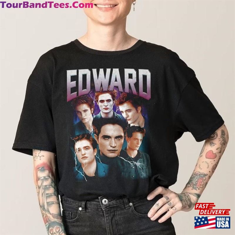 Edward Cullen 90S Vintage Shirt Retro Classic Unisex 29Uf152602 – Utopia Fashion