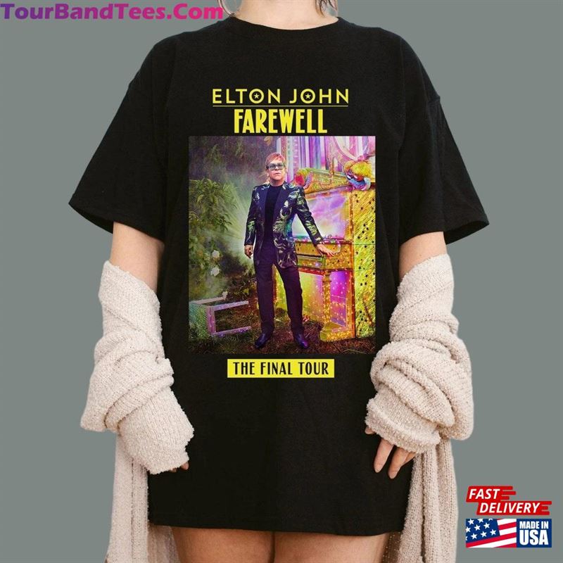 Elton John Farewel Tour T-Shirt Vintage Shirt World Unisex Hoodie 29Uf152306 – Utopia Fashion