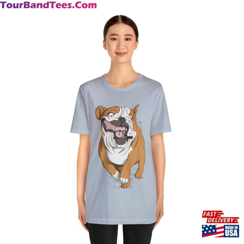 English Bulldog Unisex Jersey Short Sleeve Tee Cute Dog Cartoon Shirt Kawaii T-Shirt 29Uf163746 – Utopia Fashion