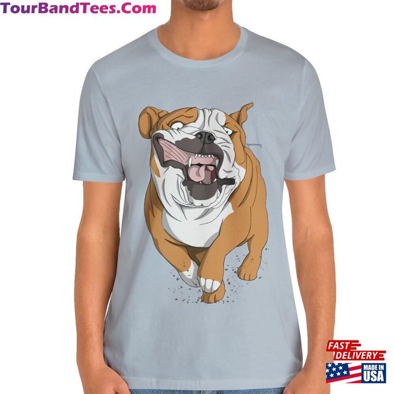 English Bulldog Unisex Jersey Short Sleeve Tee Cute Dog Cartoon Shirt Kawaii T-Shirt 29Uf163746 – Utopia Fashion