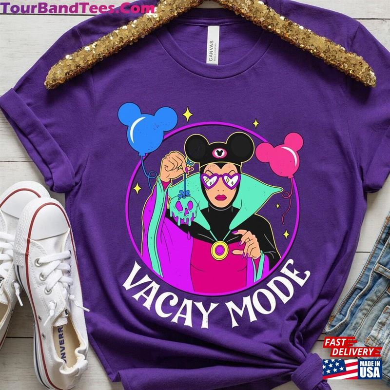 Evil Queen Wears Mickey Ears Balloon Vacay Mode Shirt Snow White Disney Villain T-Shirt Walt World Hoodie Sweatshirt 29Uf163048 – Utopia Fashion