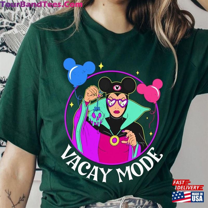 Evil Queen Wears Mickey Ears Balloon Vacay Mode Shirt Snow White Disney Villain T-Shirt Walt World Hoodie Sweatshirt 29Uf163048 – Utopia Fashion