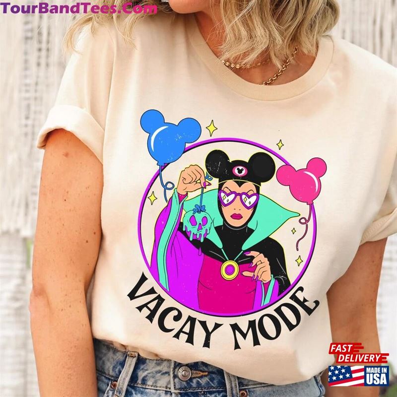 Evil Queen Wears Mickey Ears Balloon Vacay Mode Shirt Snow White Disney Villain T-Shirt Walt World Hoodie Sweatshirt 29Uf163048 – Utopia Fashion