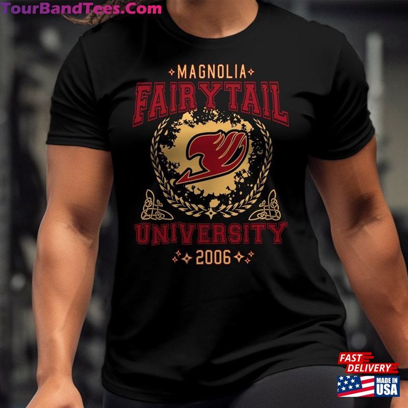 Fairy Tail University T-Shirt Shirt Anime Classic Unisex 29Uf164017 – Utopia Fashion