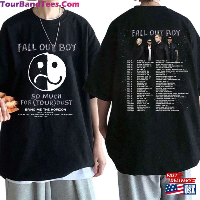 Fall Out Boy Tour T-Shirt So Much For Stardust Sweatshirt Band Fan Shirt Classic Unisex 29Uf163520 – Utopia Fashion