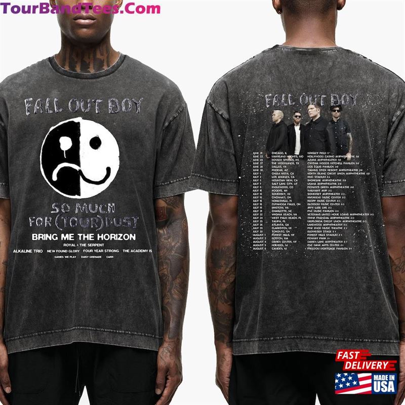 Fall Out Boy Tour Shirt Tshirt So Much (For) Stardust Classic T-Shirt 29Uf164270 – Utopia Fashion