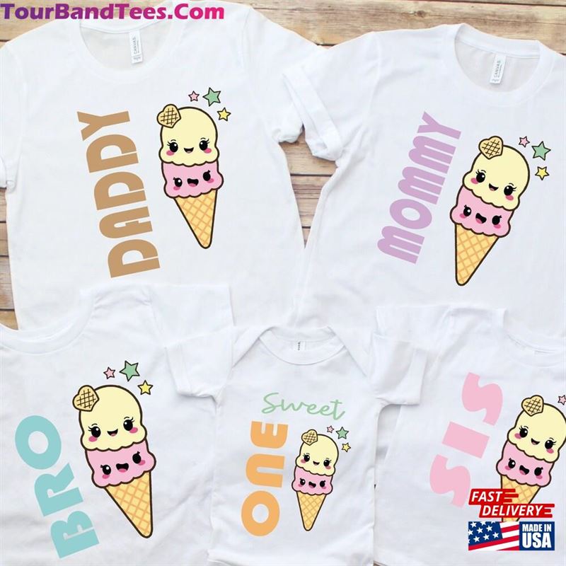 Family Ice Cream Birthday Shirts Custom Mom Dad Bro Sis Classic Sweatshirt 29Uf152385 – Utopia Fashion