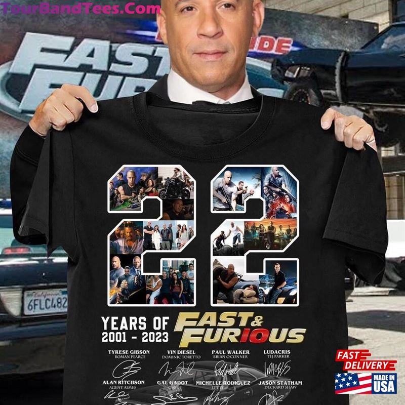 Fast And Furious Shirt Years Of The X Movie Vin Diesel T-Shirt Classic 29Uf152184 – Utopia Fashion