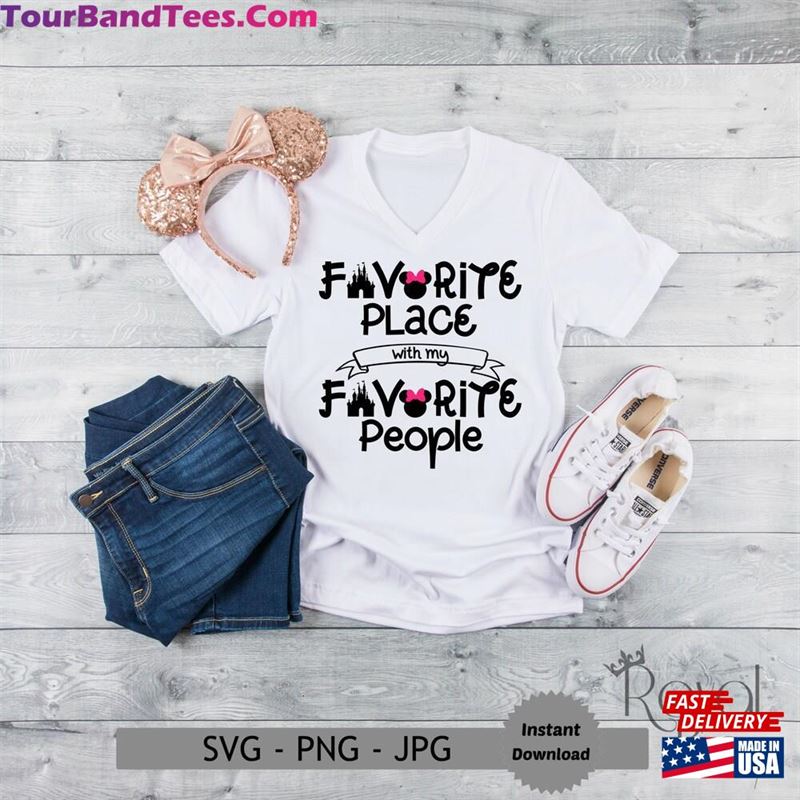 Favorite Place With My People Svg Mouse Ears T-Shirt Sweatshirt 29Uf163668 – Utopia Fashion