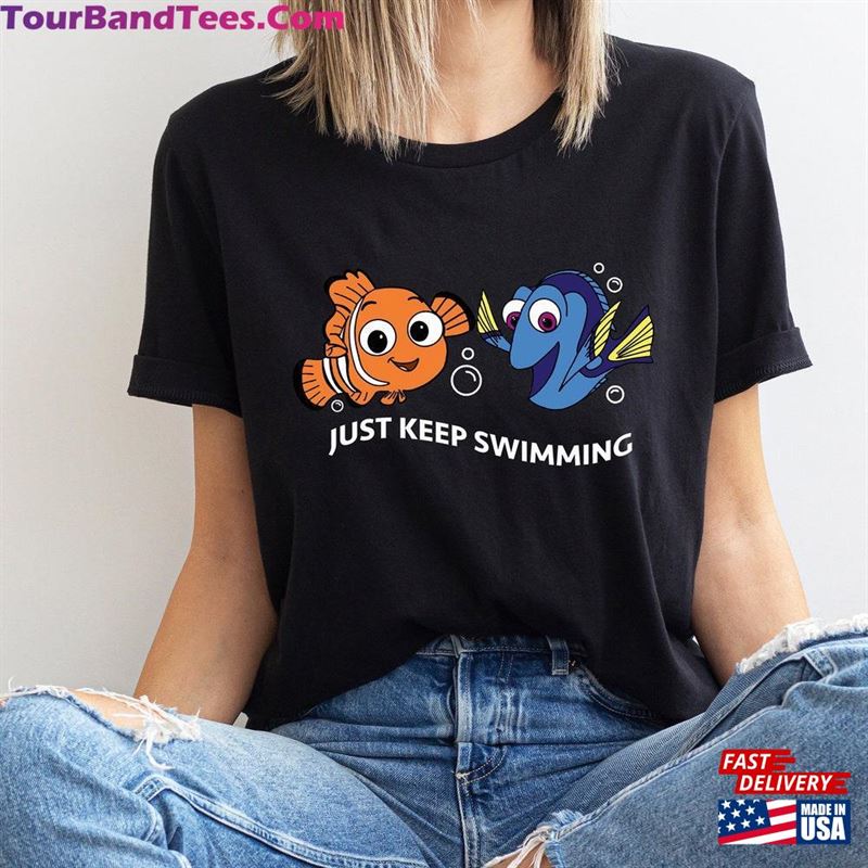 Finding Nemo Shirt Dory Just Keep Swimming Unisex Sweatshirt 29Uf157383 – Utopia Fashion