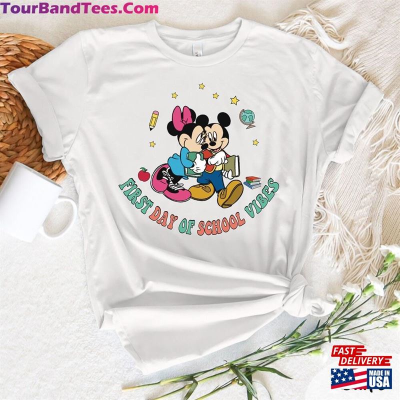 First Day Of School Vibes T-Shirt Mickey Minnie Shirt Cute Student Sweatshirt 29Uf152398 – Utopia Fashion