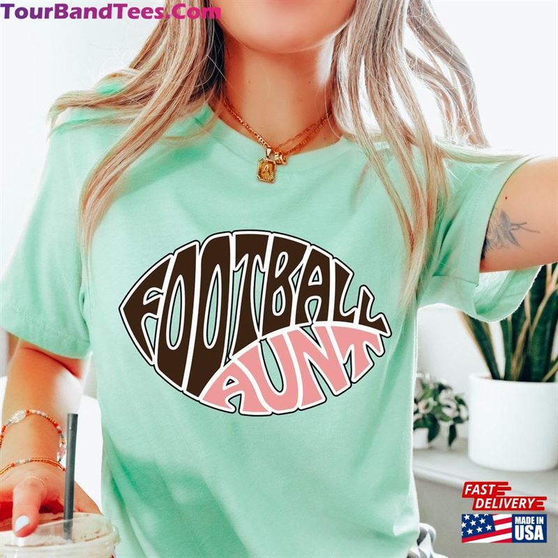 Football Aunt T-Shirt Game Day Shirt Sport Classic Sweatshirt 29Uf164014 – Utopia Fashion