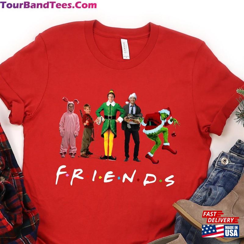 Friends Christmas Tee Funny Shirt Vacation T-Shirt Unisex 29Uf147563 – Utopia Fashion