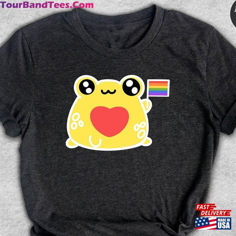 Frog Pride Flag Shirt Cute Anime Rainbow Gift Gay Lgbtq Sweatshirt Hoodie 29Uf157087 – Utopia Fashion