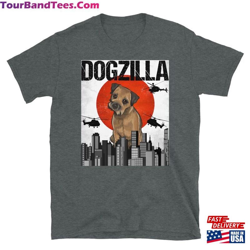 Funny Border Terrier Dogzilla Vintage Japanese Dog Godzilla Gift Classic Hoodie 29Uf164420 – Utopia Fashion