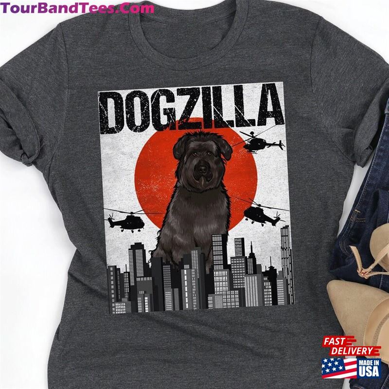 Funny Bouvier Des Flandres Dogzilla Vintage Japanese Dog Godzilla Gift Sweatshirt T-Shirt 29Uf164220 – Utopia Fashion