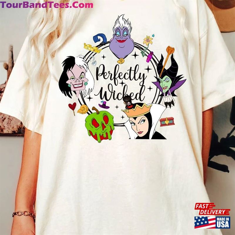 Funny Disney Villains Perfectly Wicked Shirt Halloween Evil Friends Witch T-Shirt Hoodie 29Uf142108 – Utopia Fashion