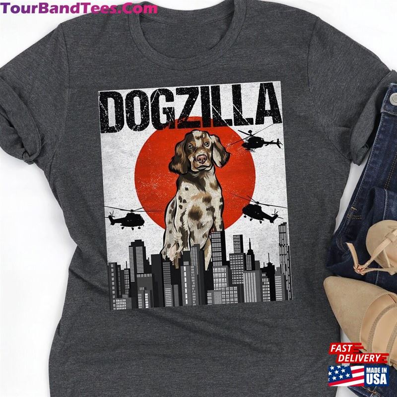 Funny English Setter Dogzilla Vintage Japanese Dog Godzilla Gift Hoodie Classic 29Uf163642 – Utopia Fashion