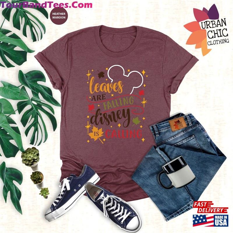 Funny Fall Shirt Leaves Are Falling Disney Is Calling T-Shirt Sweatshirt 29Uf152425 – Utopia Fashion