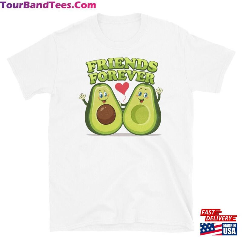 Funny Kawaii Hass Avocado Guacamole Friends Forever Short Sleeve Unisex T-Shirt Sweatshirt 29Uf163427 – Utopia Fashion