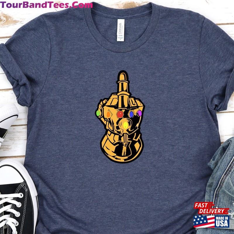 Funny Marvel Middle Finger Shirt Disney Trip Thanos T-Shirt Unisex 29Uf147086 – Utopia Fashion