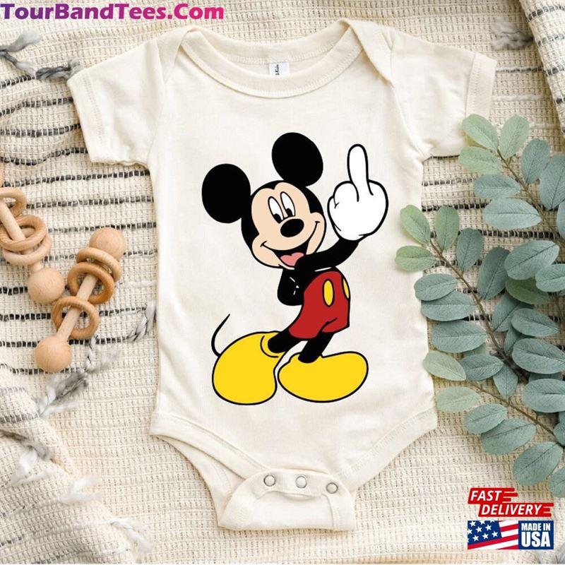 Funny Mickey Kids Shirt Toddler Disney Baby Onesie T-Shirt Unisex 29Uf147296 – Utopia Fashion