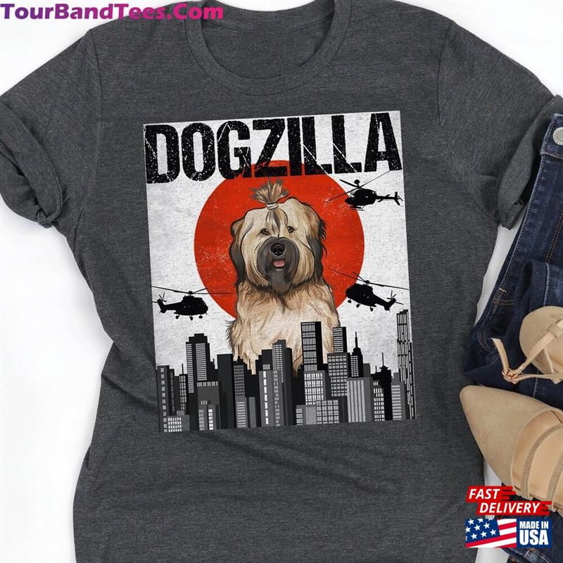 Funny Tibetan Terrier Dogzilla Vintage Japanese Dog Godzilla Gift Unisex T-Shirt 29Uf163786 – Utopia Fashion