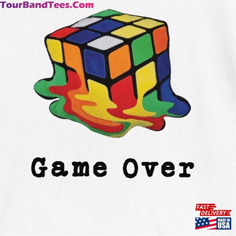 Game Over Rubik’S Cube Shirt Funny Sweatshirt T-Shirt 29Uf157328 – Utopia Fashion