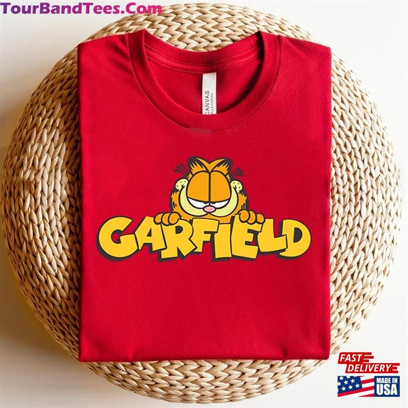 Garfield Shirt Basic Logo Cartoon T-Shirt Classic 29Uf157549 – Utopia Fashion