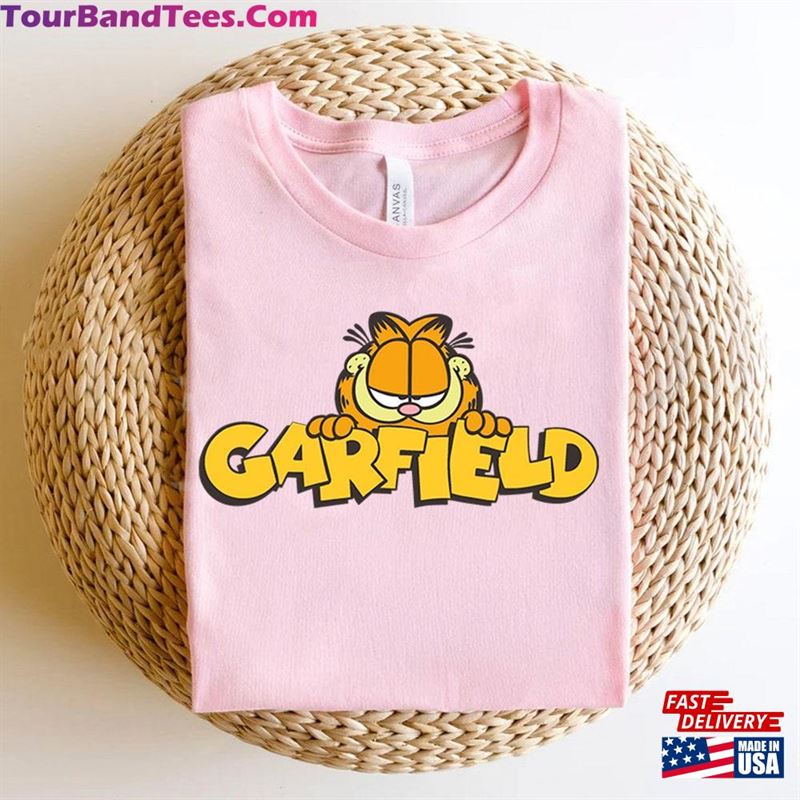 Garfield Shirt Basic Logo Cartoon T-Shirt Classic 29Uf157549 – Utopia Fashion