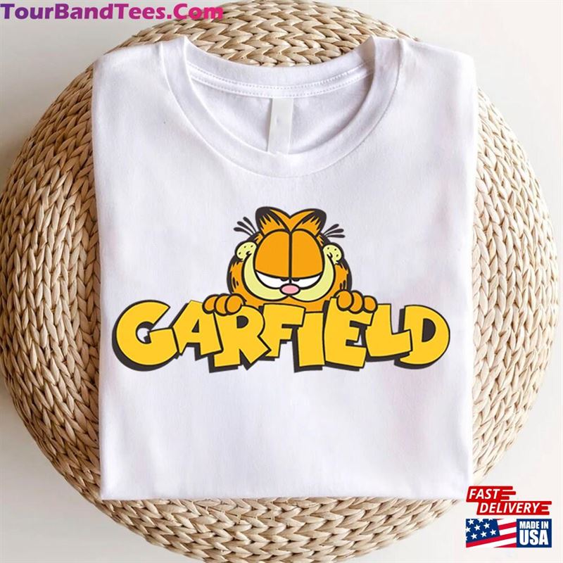 Garfield Shirt Basic Logo Cartoon T-Shirt Classic 29Uf157549 – Utopia Fashion