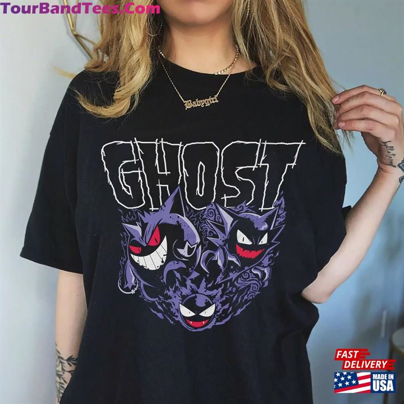 Gengar Ghost Tshirt Birthday Tees Japanese Anime Graphic Unisex Sweatshirt 29Uf142362 – Utopia Fashion