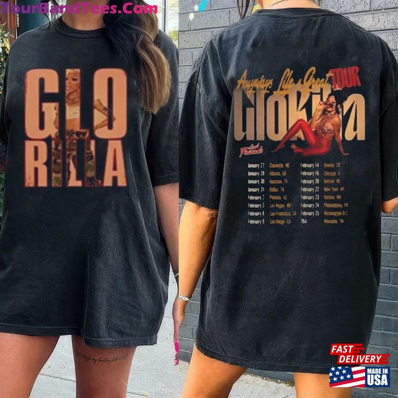 Glorilla North America Tour T-Shirt Rockzilla Merch Gifts For Fan Hoodie Sweatshirt 29Uf142350 – Utopia Fashion