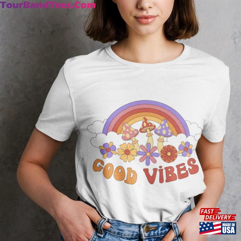 Good Vibes T-Shirt Psychedelic Shirt Vintage Sweatshirt 29Uf164144 – Utopia Fashion